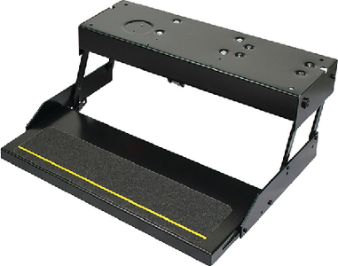 Kwikee Products Co 3747453 Single Electric RV Entry Step Black