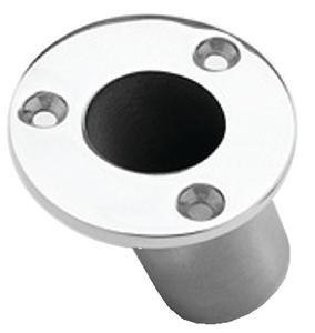 Taylor Made 967 Taylor 967 Stainless Steel Flush Mount Flag Pole Socket Fits 1-1/4" Poles, 60 Degree Angle