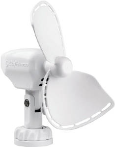 Caframo 757DCWBX Ultimate 2-Speed 12V DC Compact Fan White