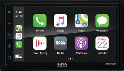Boss Audio Systems MRCP9685A 6.75" Touchscreen Double-Din Media Receiver with Bluetooth