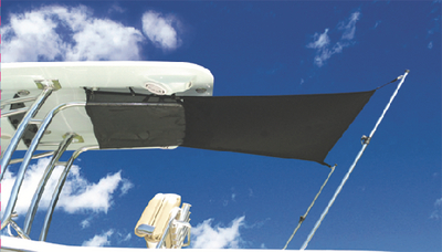 Carver Covers TS4-WHT 4' T-Shade T-Top Shade Extension White