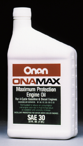 Cummins A063E183 Onan Max Oil 10W-30 Blended Motor Oil - 1 Quart