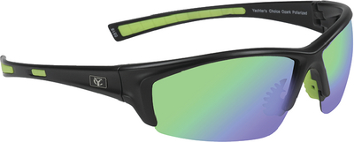 Yachter's Choice Products 44055 Ozark Green Mirror Wrap-Around Sunglasses