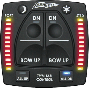 Bennett OBI9000-H Integrated Helm Control for Hydraulic Trim Tab Systems