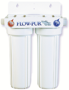 Flowmatic Systems POE12DSA1KDF Ultimate Exterior Dual Water Filter System with #7 Filter