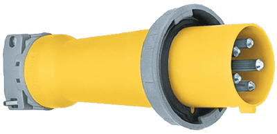 Hubbell M5100P9 Watertight Locking Plug with Cord Grip