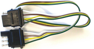 Pollak 12-412E 4-Way Flat Trailer Wiring Loop 24 Inch Male to Female