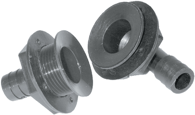 T-H Marine APD-1-DP All Purpose Straight Drain with Concave Head