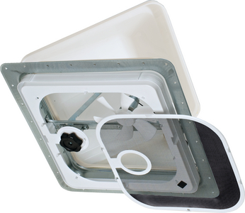 Vent Line By Dexter V2094SP-26 Powered RV Roof Vent 12V Fan Manual Crank 14x14