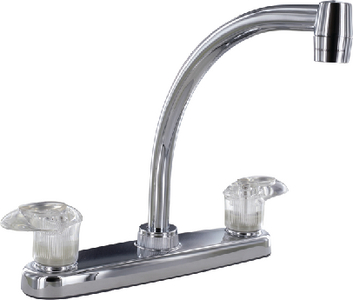 Valterra PF221302 8-Inch Two Handle Kitchen Faucet with High-Arc Spout