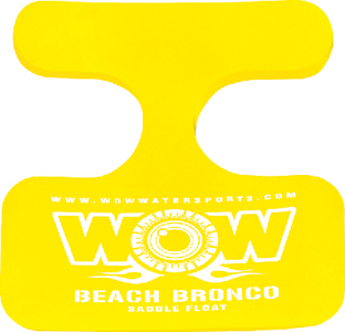 Wow Sports 142150 Saddle Beach Bronco Foam Pool Float, Yellow