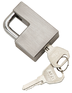 Wesbar 580408 Bulldog Stainless Steel Coupler Lock with 2 Keys