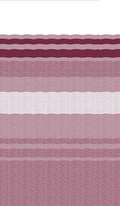 Powerwinch JU178B00 16' RV Awning Fabric One-Piece White Dune Stripe