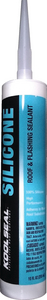 Geocel KS008400001 100% Silicone Rubberized Roof and Flashing Sealant 10oz White