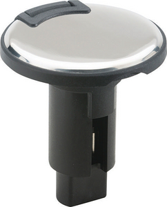 Attwood Marine 910R2PSB7 LightArmor Plug-In Base Round 2-Pin 316 Stainless Steel