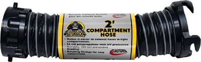 Valterra D040602 Silverback 3-Inch RV Sewer Compartment Hose 2 Foot
