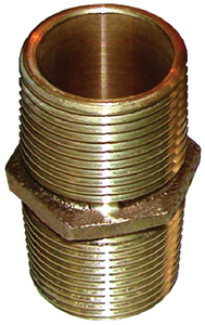 Groco PN1500 Bronze Pipe Nipple 1-1/2" NPT Marine Fitting