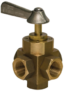 Groco FV550L Bronze 5-Way Tank Selector Valve 1/2" NPT