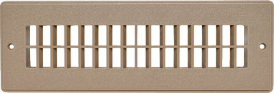 Valterra A103365VP Floor Grille 2-1/4" x 10" Light Beige RV Vent