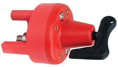 Perko 9621DP Compact Battery Disconnect Switch, Panel and Bulkhead Mount