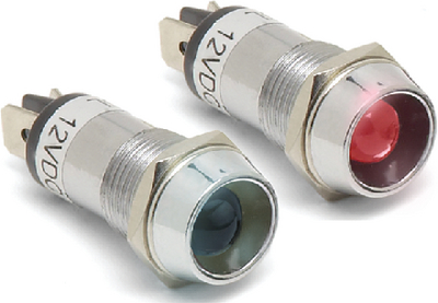 Cole Hersee PL612GBP 12V Green LED Pilot Light Indicator