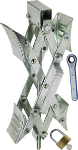 Ultra-Fab 21-001091 Tandem Axle Wheel Chock with Ratchet Lock