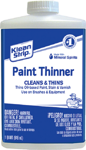 Klean-Strip QKPT943 Paint Thinner, 1 Quart