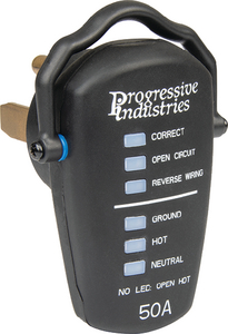 Progressive Industries RRT-50 RV Receptacle Tester 50 Amp