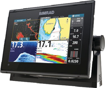 Simrad 00015617002 GO9 XSE 9-Inch Chartplotter with C-Map Discover, Active Imaging 3-in-1 Transducer & HALO20+ Radar