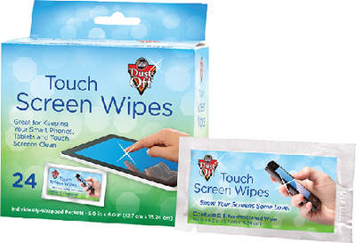 Falcon Safety Products DCW Touch Screen Wipes
