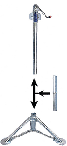 Reico-Titan Products 12284 Tripod Jack Lift Extension Set - 8 Inch Height Extension