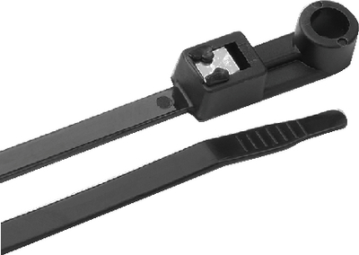 Anco Wiper Blades 199305 Ancor 11" Uv Black Mounting Self Cutting Cable Ties 500 Pk