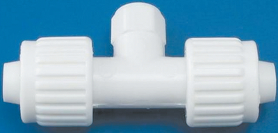 Flair-It Sales 06834 PEX Ice Maker Tee 1/2" x 1/2" x 1/8" FPT