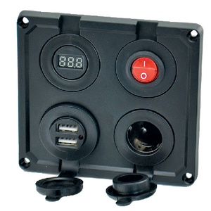 Prime Products 085044 12V 4-Function Power Panel with USB Ports