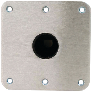 Swivl-Eze SP69773 Attwood Snap-Lock Seat Base Stainless Steel 7" x 7" 1.77" Thread