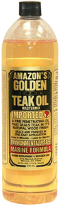 Amazon GTO125 Golden Teak Oil - Pint Size Marine Wood Sealer