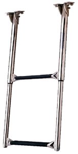 Garelick 1962361 EEz-In Under Platform Telescoping Ladder 3-Step Stainless Steel