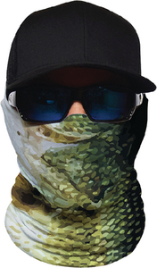 Yachter's Choice Products 48003 Face Guard Bass Design UV Protection Neck Gaiter