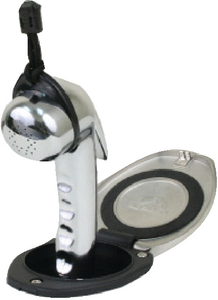 Scandvik 12125P Recessed Shower Head with 6' Hose and Chrome Handle