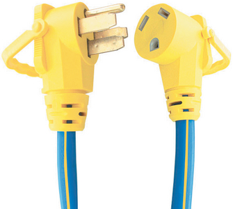 Voltec Industries 16-00505 50-30 Amp RV Power Adapter 18 Inch Right Angle