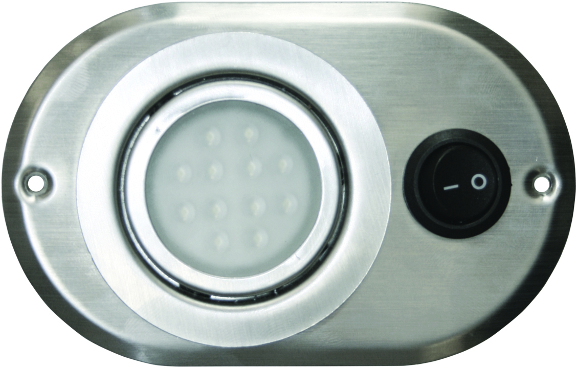 SeaSense 50023813 LED Recessed Mount Cabin Light with Switch