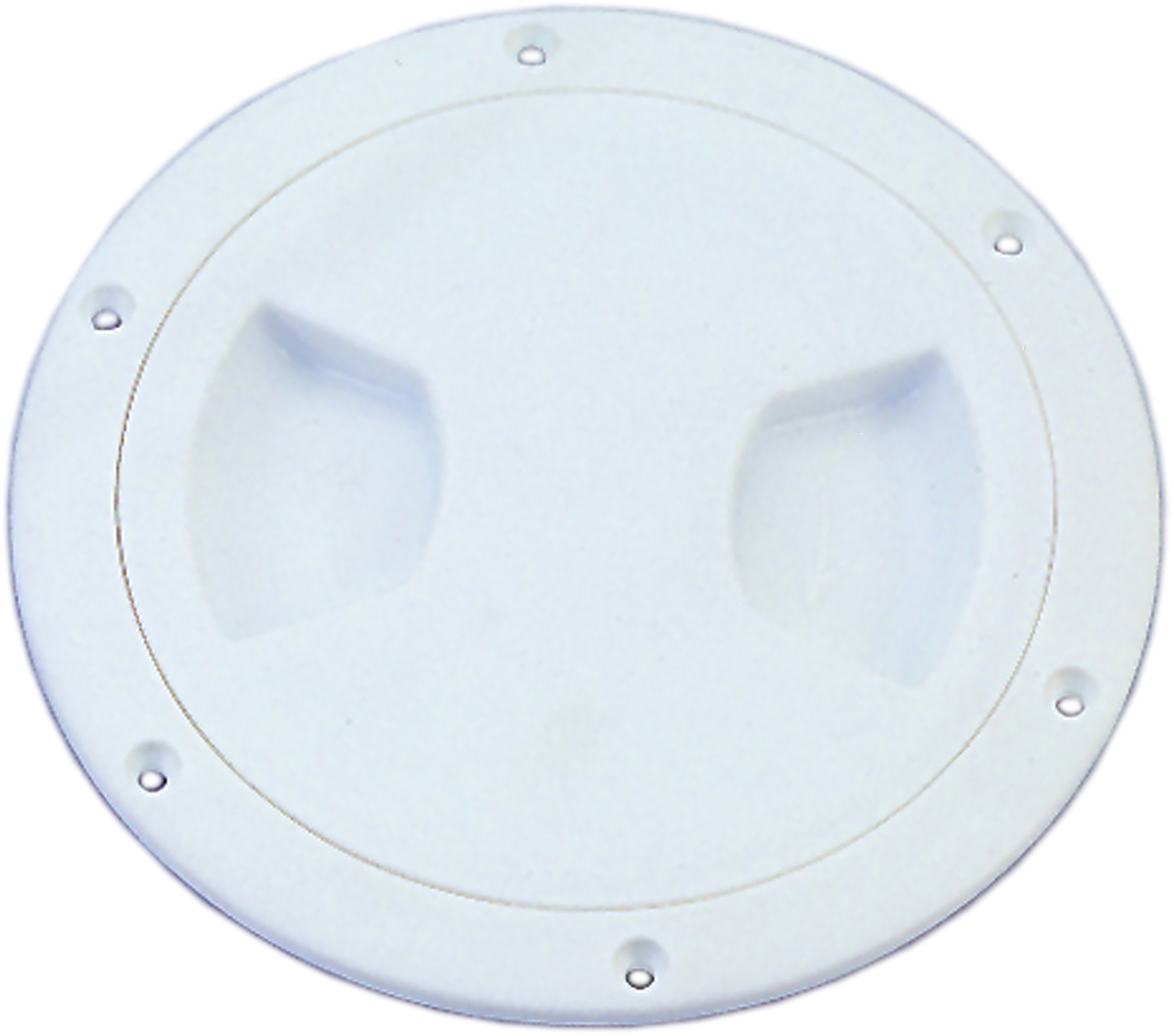 SeaSense 50031054 5" White Deck Plate Twist-N-Lock Watertight Access Hatch