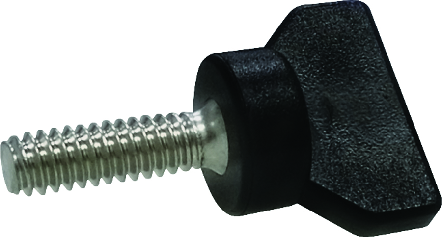 SeaSense 50061222 Bimini Top Mounting Thumb Screw - Black 1/4 Inch Thread