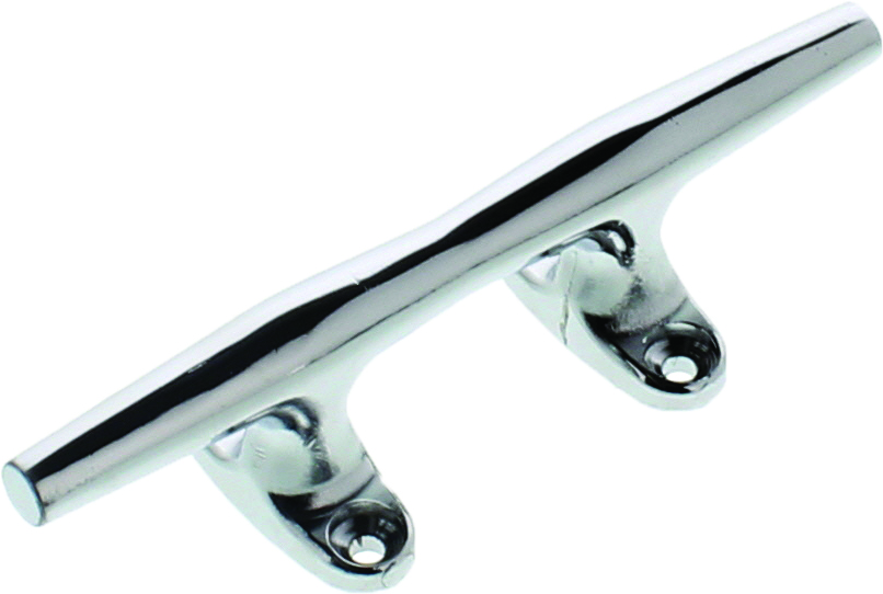 SeaSense 50062395 6-Inch Open Base Dock Cleat Chrome Plated Zinc
