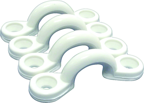 SeaSense 50062692 Plastic Eye Straps White Flush Mount 4-Pack