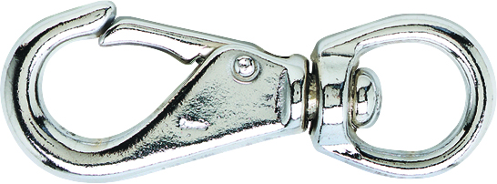 SeaSense 50063262 Swivel Eye Snap 3-3/4 Inch Chrome Plated Brass