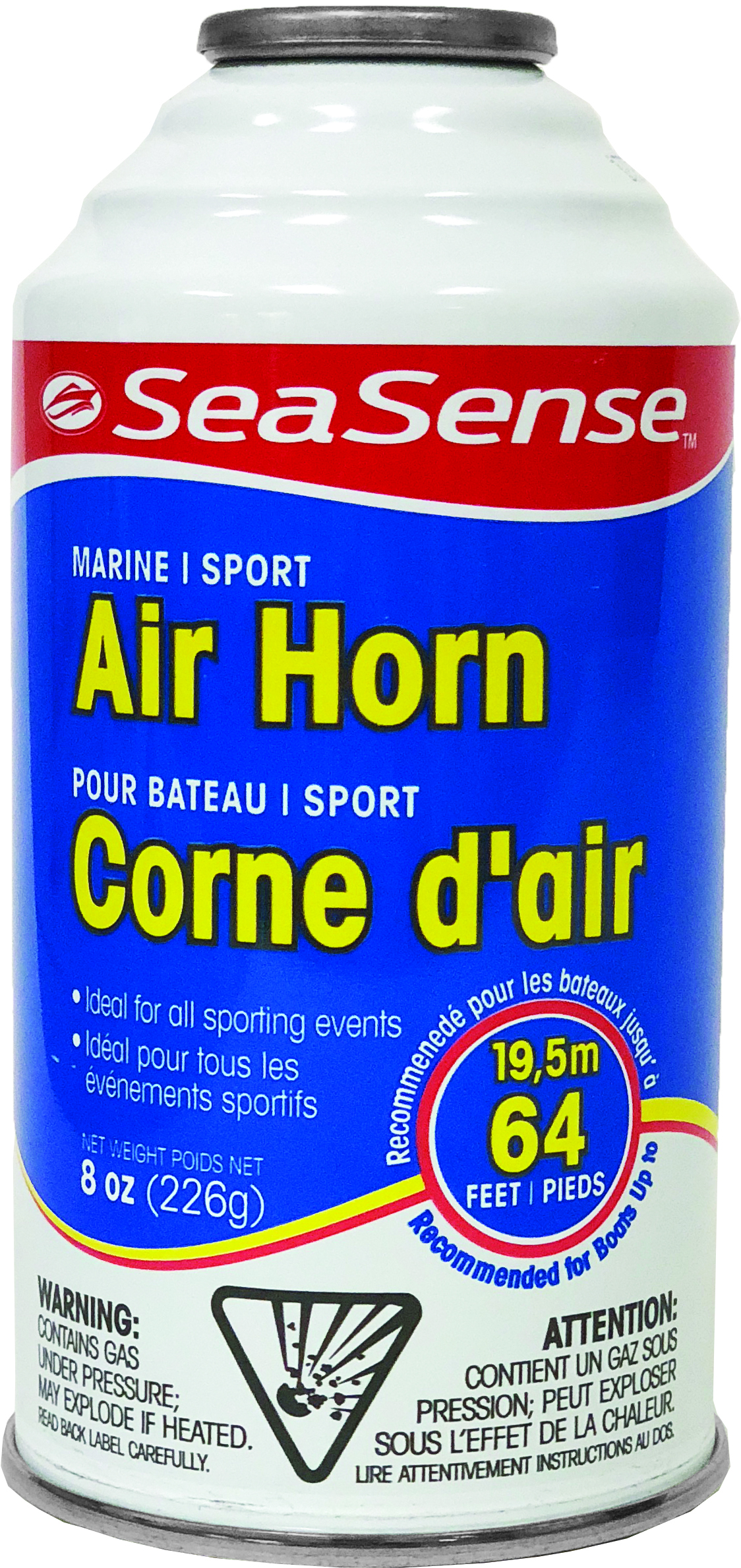 SeaSense 50074008 Air Horn Refill 8 oz 152a Gas
