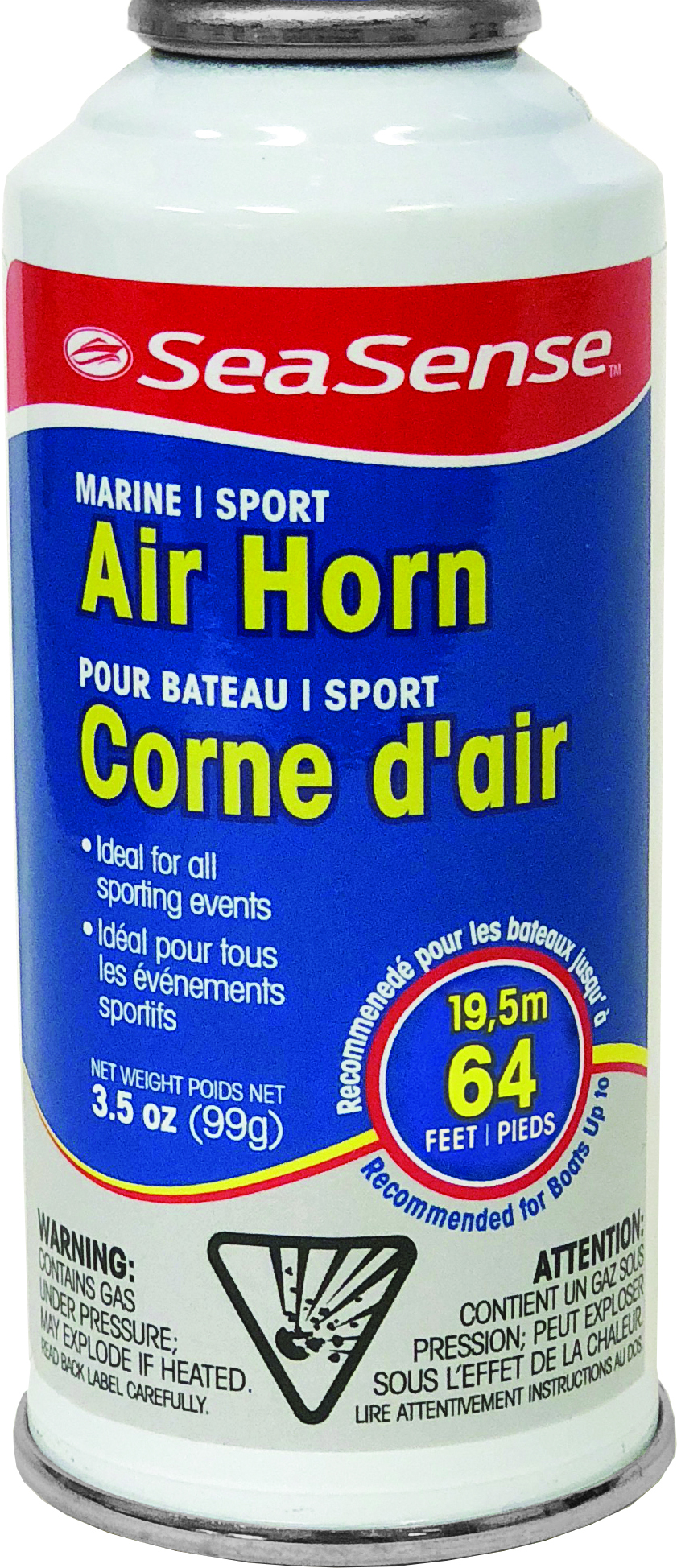 SeaSense 50074036 Air Horn Refill Canister - Large 3.5 oz