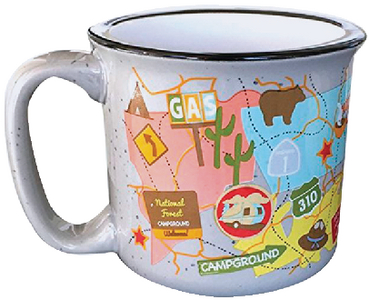 JR Race Car CC004TMG The Mug - Travel Map