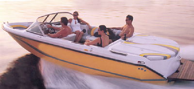 Carver Covers 74100S-11 Sun-DURA Boat Cover for 19.5' Tournament Ski Boats Grey